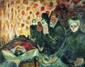 par la fièvre de lit de mort i 1915 Edvard Munch